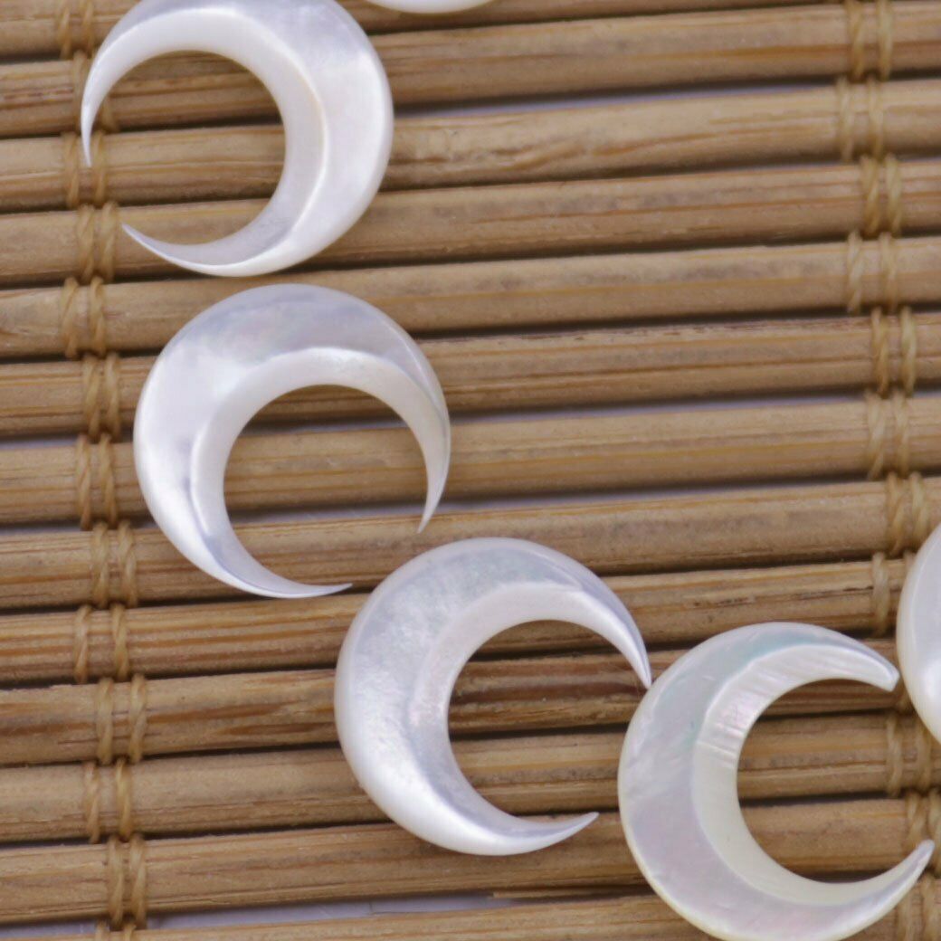 10 PCS Nail 3D Art Moon Shape  - Jewelry Making Drill reseña y precio