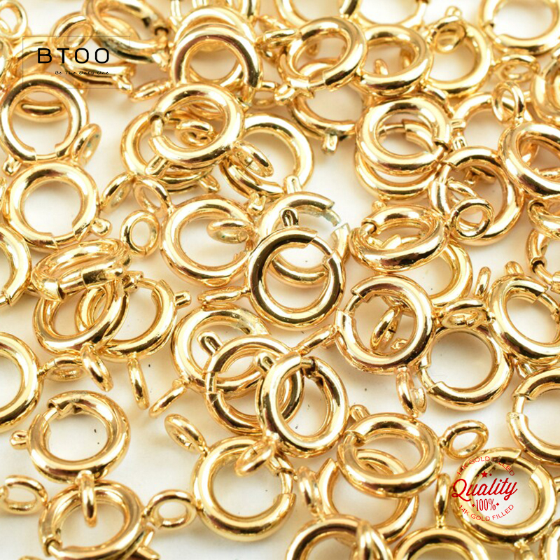 14K Gold Filled Spring Ring Cl - Jewelry Making Necklaces reseña y precio