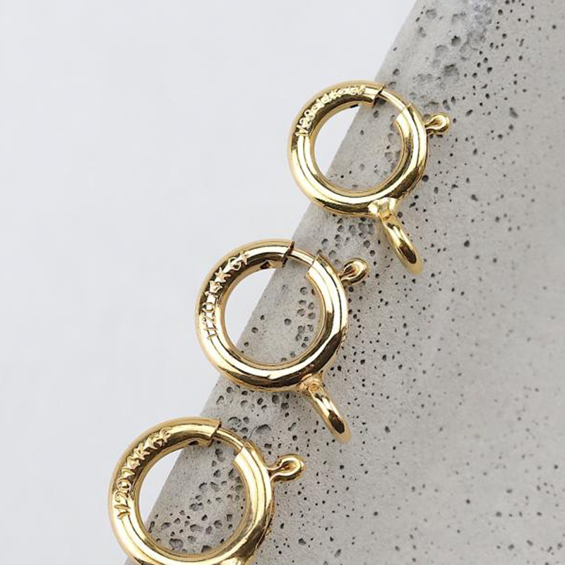 14K Gold Filled Spring Ring Cl - Jewelry Making Necklaces reseña y precio