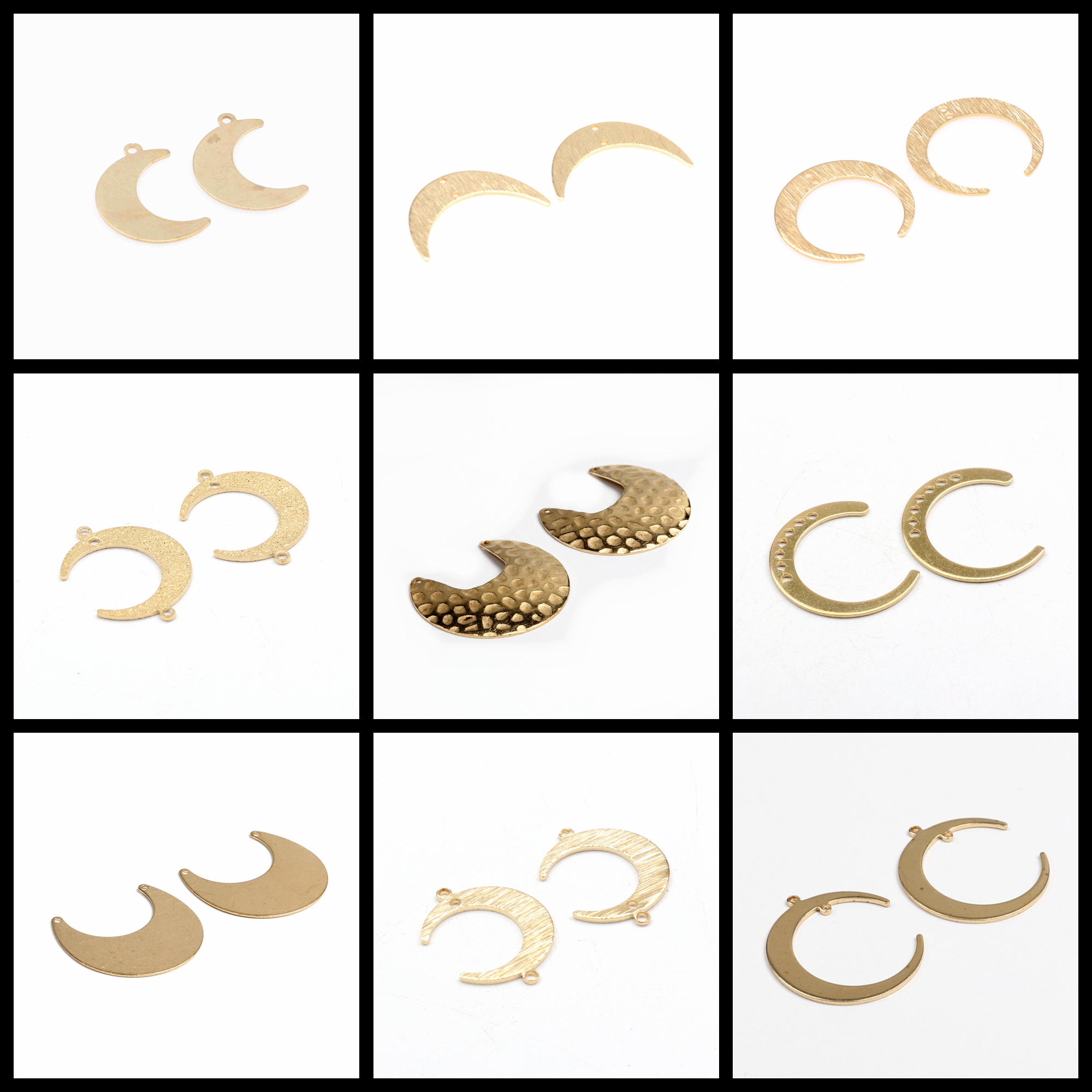 Hammered Brass Charms,Moon Sha - Jewelry Making Hammer reseña y precio